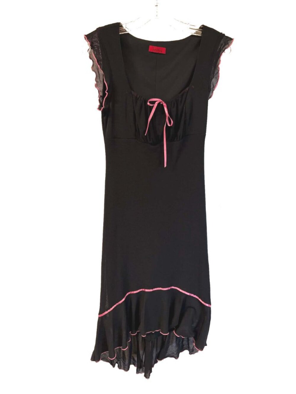 Black Pink Accent Dress by Speechless